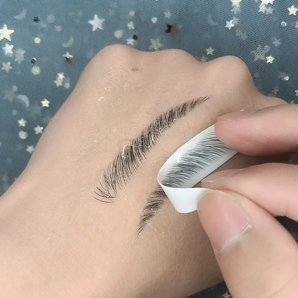 Eyebrows Sticker 4D Hair