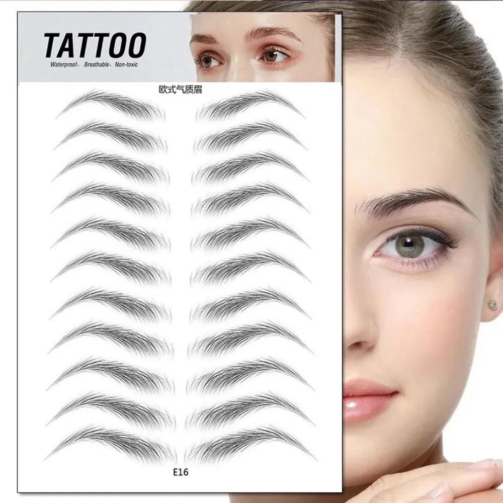 Eyebrows Sticker 4D Hair